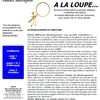 Dernière publication : A la loupe !
