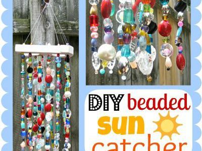 DIY Beaded Sun Catch