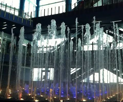 Light fountain!! #doAC #jerseylove @caessarsac ad...