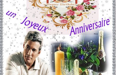 Carte anniversaire homme gratuite