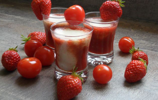 Panna cotta tomates fraises Vanille ou Des légumes pour le dessert !