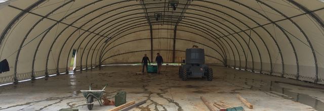Hangar couvert, le final est proche......