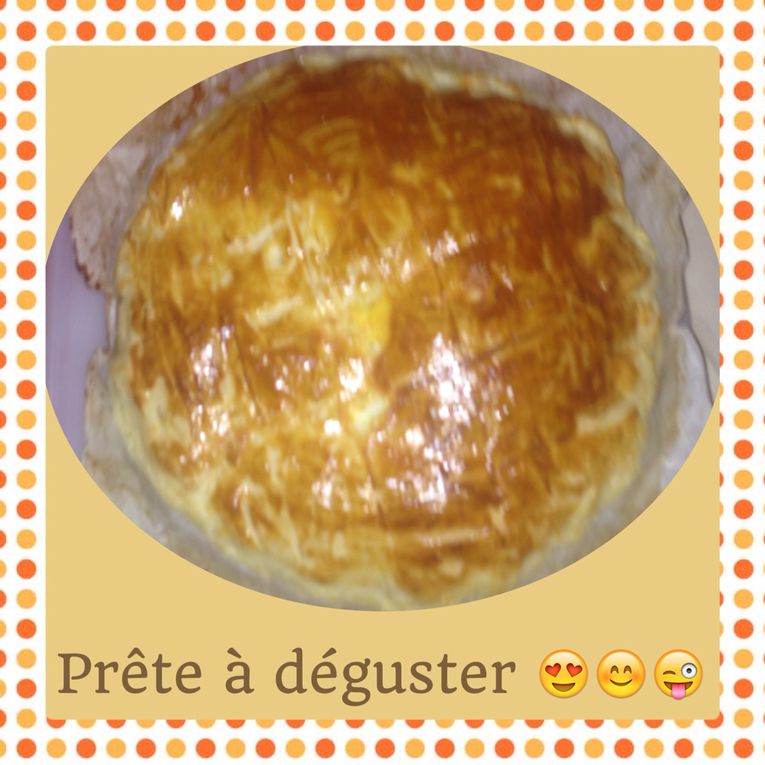 Galette frangipane 2016 réalisation de Melle/Maman..