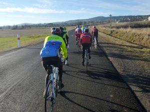 Tel temps à la St Daniel, faire du vélo n'est point essentiel...