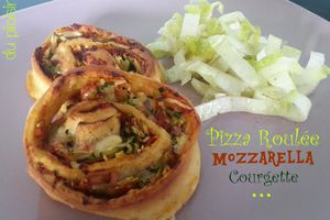 Pizza roulée Mozzarella Courgette