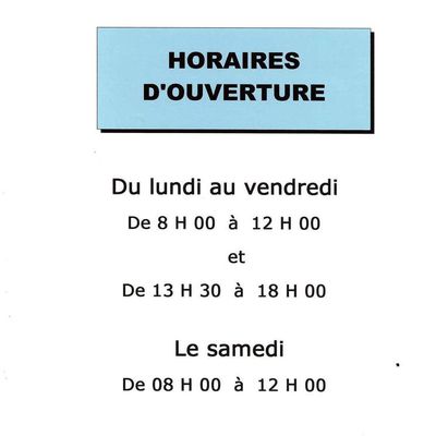 HORAIRES 2018