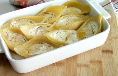 CONCHIGLIONI AU SAUMON