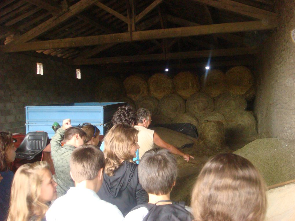 Visite de la ferme de la Jalabertière à Chavanne exploitée par M. et Mme BERLIER