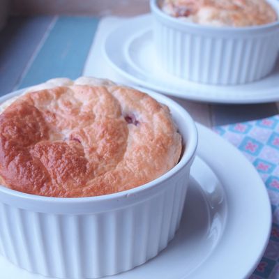 Soufflé au fromage et jambon