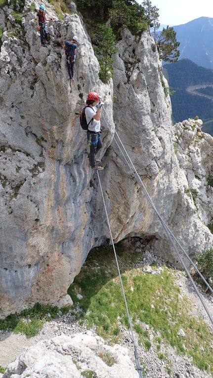 Via ferrata du Baus de la Frema - LA COLMIANE