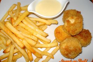 Nuggets De Poulet Maison et Sauce au Cantal (A.S.Pic)