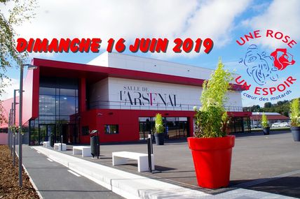 Remise du chèque National - Une Rose Un Espoir - le 16 juin 2019 à Toul (54)