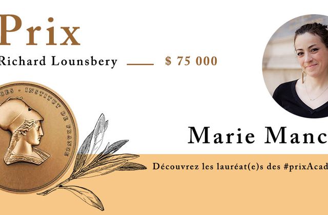 MARIE MANCEAU LAURÉATE  DU PRIX BETTENCOURT