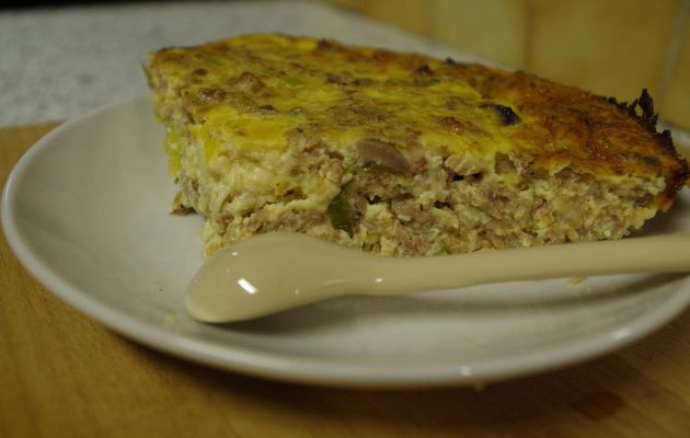 Clafoutis salé complet