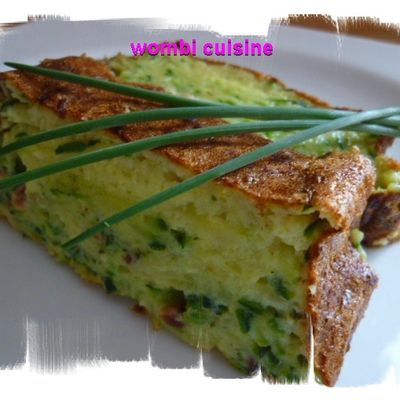 Cake aux courgettes et pignons de pin