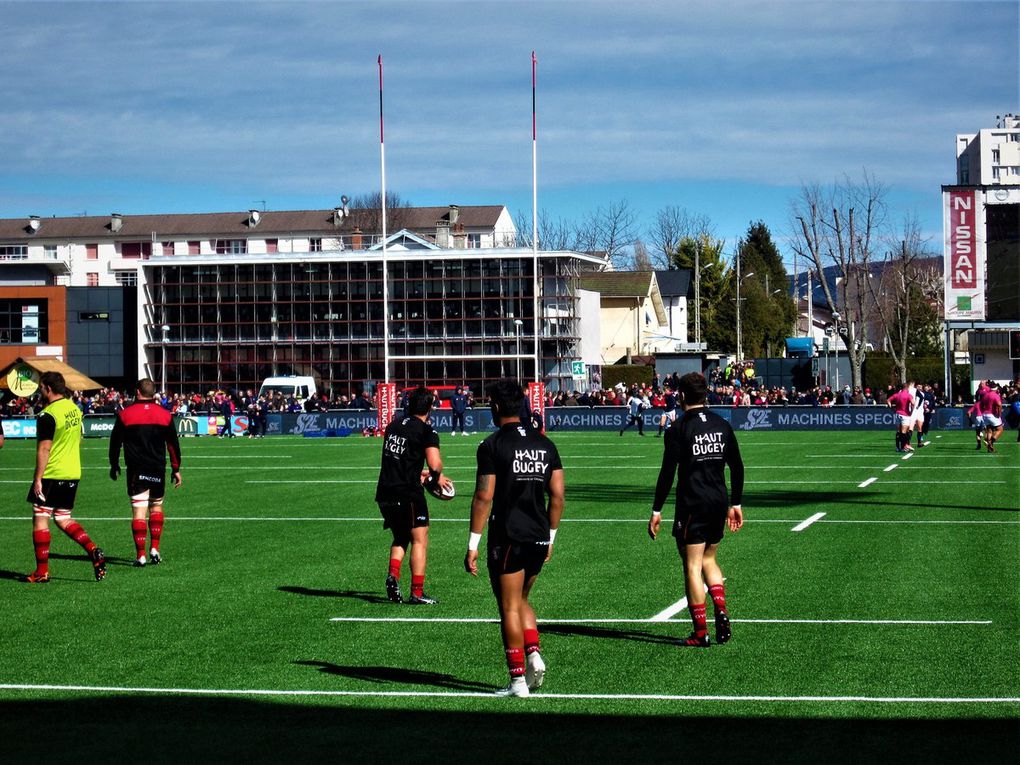  USO-Stage Français.....Top 14...2017-2018...Victoire d(Oyonnax, génial.....et les rugbymans de Paris, vraiment adorables..... 