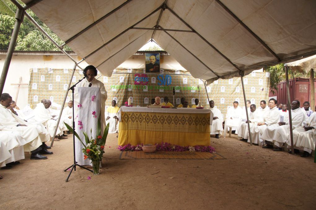 Jubilé d'Argent de la présence SVD au Bénin. La célébration du Jubilé à Bétérou, dans le diocèse de Parakou, nord du Bénin