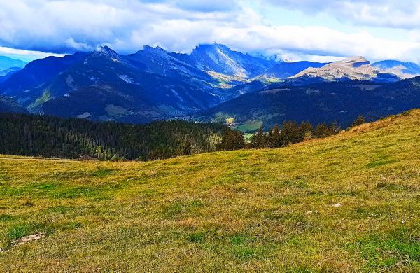 Plateau de beauregard au col de la Fry