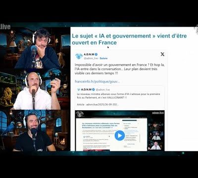 Le sujet « IA et gouvernement » vient d’être ouvert en #France