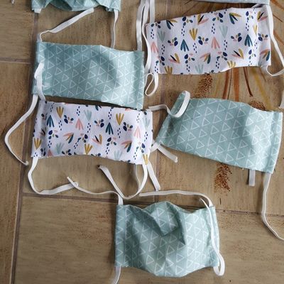 Masques de protection en tissu pour enfants...