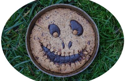 Brookie d'halloween aux noisettes - IG Bas