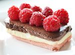 Gâteau Choco Nougat Framboises