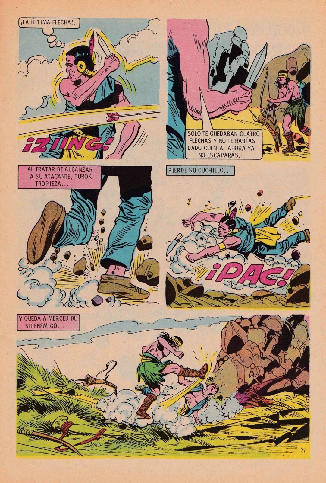 Editorial Novaro...TUROK EL GUERRERO DE PIEDRA Vol..9