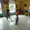 Le hockey au périscolaire maternel Raymond Le Corre