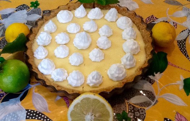 Tarte au citron facile et rapide ( key lime pie )