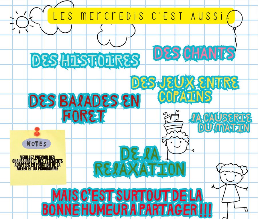 ACCUEIL DE LOISIRS DU MERCREDI: le mercredi c'est aussi ...