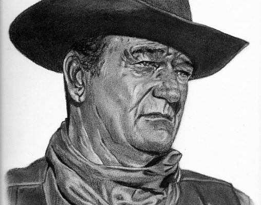 Portrait de John Wayne