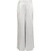 Silver metallic wide leg palazzo pants - pants - sale - women