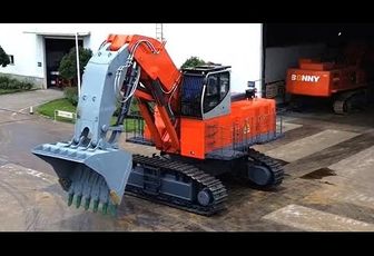 #BONNY-MACHINERY: nouvelle pelle minière de 95tons. #CIRTtech-YouTube.posts