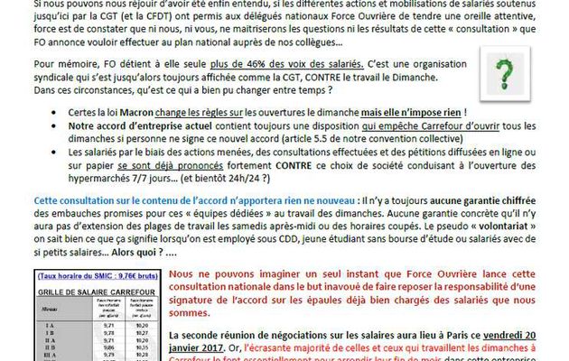 Journée d'actions CGT Carrefour - Non aux ouvertures le dimanche !