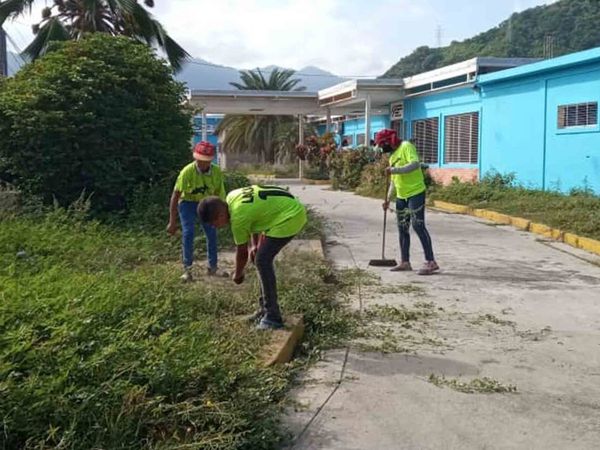 “Carabobo Te Quiero” desplegó jornada de limpieza en centros de salud de Puerto Cabello
