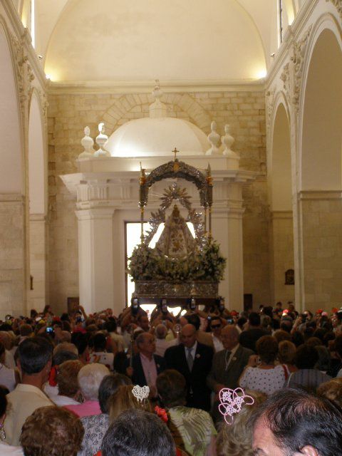 Estampas de la procesión de la patrona de Santaella, Ntra. Sra. Del Valle.
8 de Septiembre de 2010