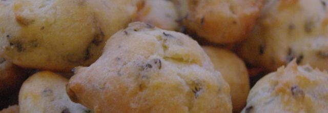 Gougères au parmesan et à l'origan