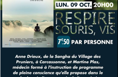Projection à Carcassonne : Respire, Souris, Vis  