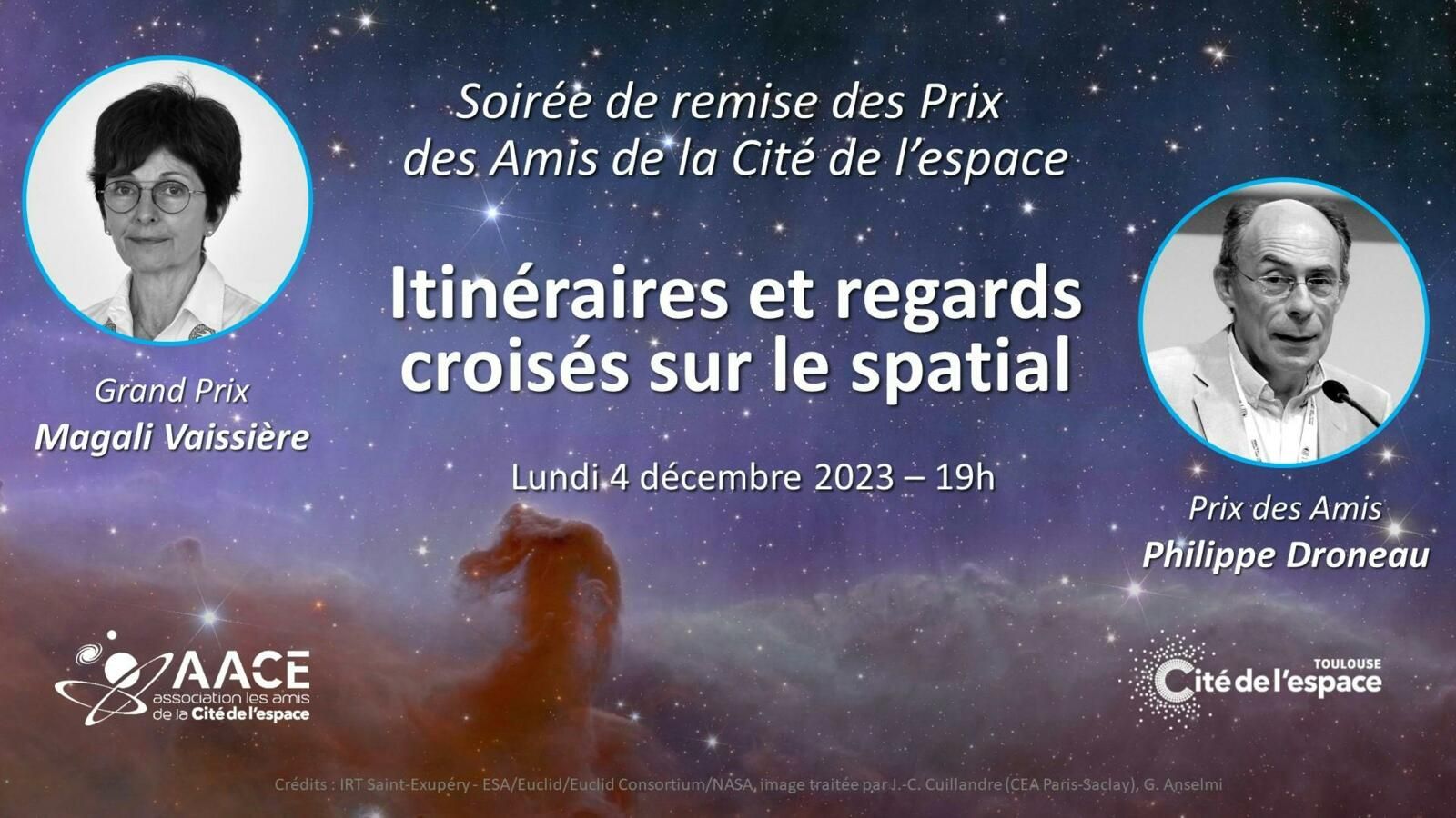 Awards Evening - Friends of the Space City Association - Philippe Drono - Magali Visier - 2023 - AACE
