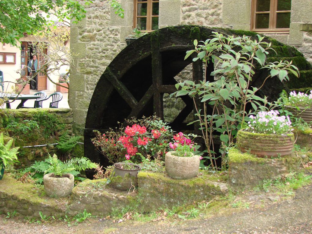 Photos d'un ancien moulin transformé en restaurant il y plus de 30 ans. De nombreux jeux sont à la disposition des enfants, mais ceux ci peuvent aussi se promener dans le parc des animaux pour observer les chèvres,les oies, les paons, ou les poney