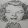 Caricature de Katharine Hepburn