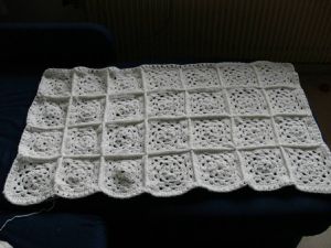 couverture  bebe au crochet