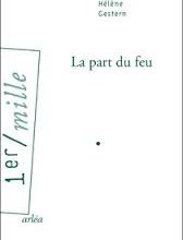 La part du feu de Hélène Gestern