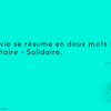          JEUDI 16/10/14 : SOLIDAIRE OU SOLITAIRE ?