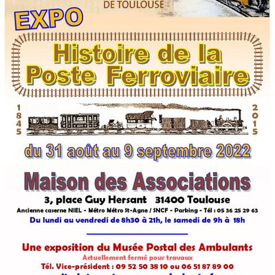 l'Exposition du Musée Postal des Ambulants sur "l'Histoire de la poste ferroviaire 1845-2012", 