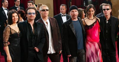 U2 -75e cérémonie des Oscars -Kodak Theatre - Los Angeles -23/03/2003