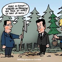 Sarkozy plante en Corrèse