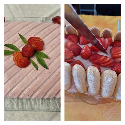 CHARLOTTE AUX FRAISES / ENTREMETS