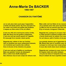 CHANSON DU FANTÔME