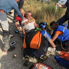 Accident de Moto à Argens sur la piste du relais d’Argens